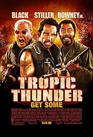 Robert Downey Jr., Ben Stiller, and Jack Black in Tropic Thunder (2008)