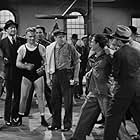 James Cagney, Elia Kazan, Frank McHugh, Bob Steele, and George Tobias in City for Conquest (1940)
