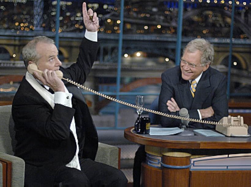 Bill Murray and David Letterman in Late Show with David Letterman (1993)