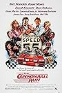 Adrienne Barbeau, Farrah Fawcett, Roger Moore, Burt Reynolds, Dom DeLuise, Dean Martin, and Sammy Davis Jr. in The Cannonball Run (1981)