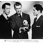 James Stewart, John Dall, and Farley Granger in Rope (1948)