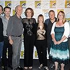 James Cameron, Bill Paxton, Sigourney Weaver, Michael Biehn, Lance Henriksen, Carrie Henn, Paul Reiser, and Gale Anne Hurd at an event for Aliens (1986)
