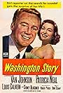 Van Johnson and Patricia Neal in Washington Story (1952)
