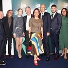 Ian McEwan, Samuel West, Stephen Woolley, Saoirse Ronan, Dominic Cooke, and Billy Howle at an event for On Chesil Beach (2017)