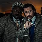 Aaron Taylor-Johnson and Brian Tyree Henry in Bullet Train (2022)