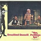 Harold Gould, Nehemiah Persoff, and Rosalind Russell in Mrs. Pollifax-Spy (1971)