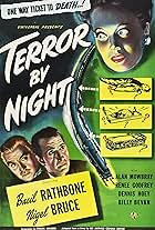Basil Rathbone, Nigel Bruce, and Renee Godfrey in Terror by Night (1946)