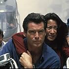 Pierce Brosnan and Michelle Yeoh in Tomorrow Never Dies (1997)