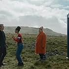 Peter Capaldi, Matt Lucas, and Pearl Mackie in Doctor Who (2005)