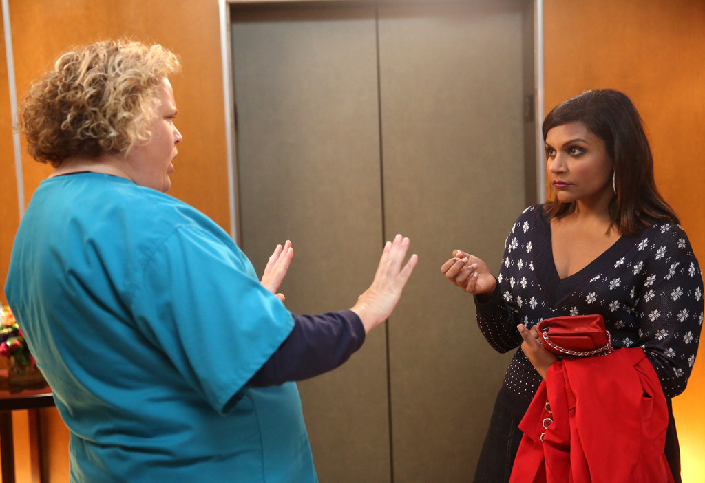Mindy Kaling and Fortune Feimster in The Mindy Project (2012)