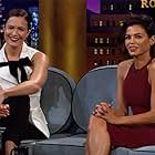 Mandy Moore and Jenna Dewan in The Late Late Show with James Corden (2015)