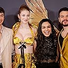 Rachel Zegler, Josh Rivera, Tom Blyth, and Hunter Schafer at an event for The Hunger Games: The Ballad of Songbirds & Snakes (2023)