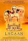 Aamir Khan, Rachel Shelley, and Gracy Singh in Lagaan: Once Upon a Time in India (2001)
