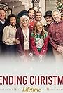 Susan Olsen, Beth Broderick, Haylie Duff, Greg Evigan, Telma Hopkins, Christopher Knight, Mike Lookinland, Robbie Rist, Barry Williams, and Aaron O'Connell in Blending Christmas (2021)