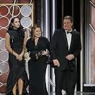 John Goodman, Roseanne Barr, and Simone Alexandra Johnson at an event for 75th Golden Globe Awards (2018)