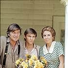 Richard Thomas, Michael Learned, and Ralph Waite in The Waltons (1972)