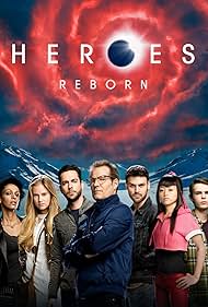 Jack Coleman, Judith Shekoni, Zachary Levi, Robbie Kay, Danika Yarosh, Ryan Guzman, and Kiki Sukezane in Heroes Reborn (2015)