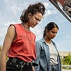 Margaret Qualley and Geraldine Viswanathan in Drive-Away Dolls (2024)