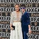 Maria Bello and Dominique Crenn at an event for The 75th Primetime Emmy Awards (2024)