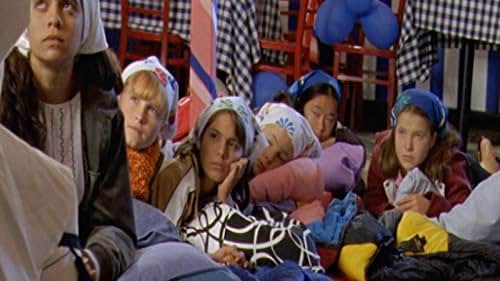 Basia A'Hern, Hannah Wang, Eliza Taylor, Ashleigh Chisholm, and Caitlin Stasey in Sleepover Club (2003)