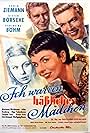 Karlheinz Böhm, Dieter Borsche, and Sonja Ziemann in Ich war ein häßliches Mädchen (1955)