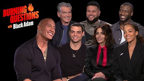 IMDb sits down with Dwayne Johnson, Pierce Brosnan, Aldis Hodge, Noah Centineo, Quintessa Swindell, Sarah Shahi, and Mohammed Amer to settle some pressing debates among superhero fans. Watch to find out who has the best costume in the Justice Society, whether Black Adam really is the most powerful character in the DC universe, and how Dwayne Johnson's trademark eyebrow raise is really as powerful as it seems.