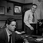 William Bendix and Craig Hill in Detective Story (1951)