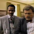 Tim Reid and John Karlen in Snoops (1989)