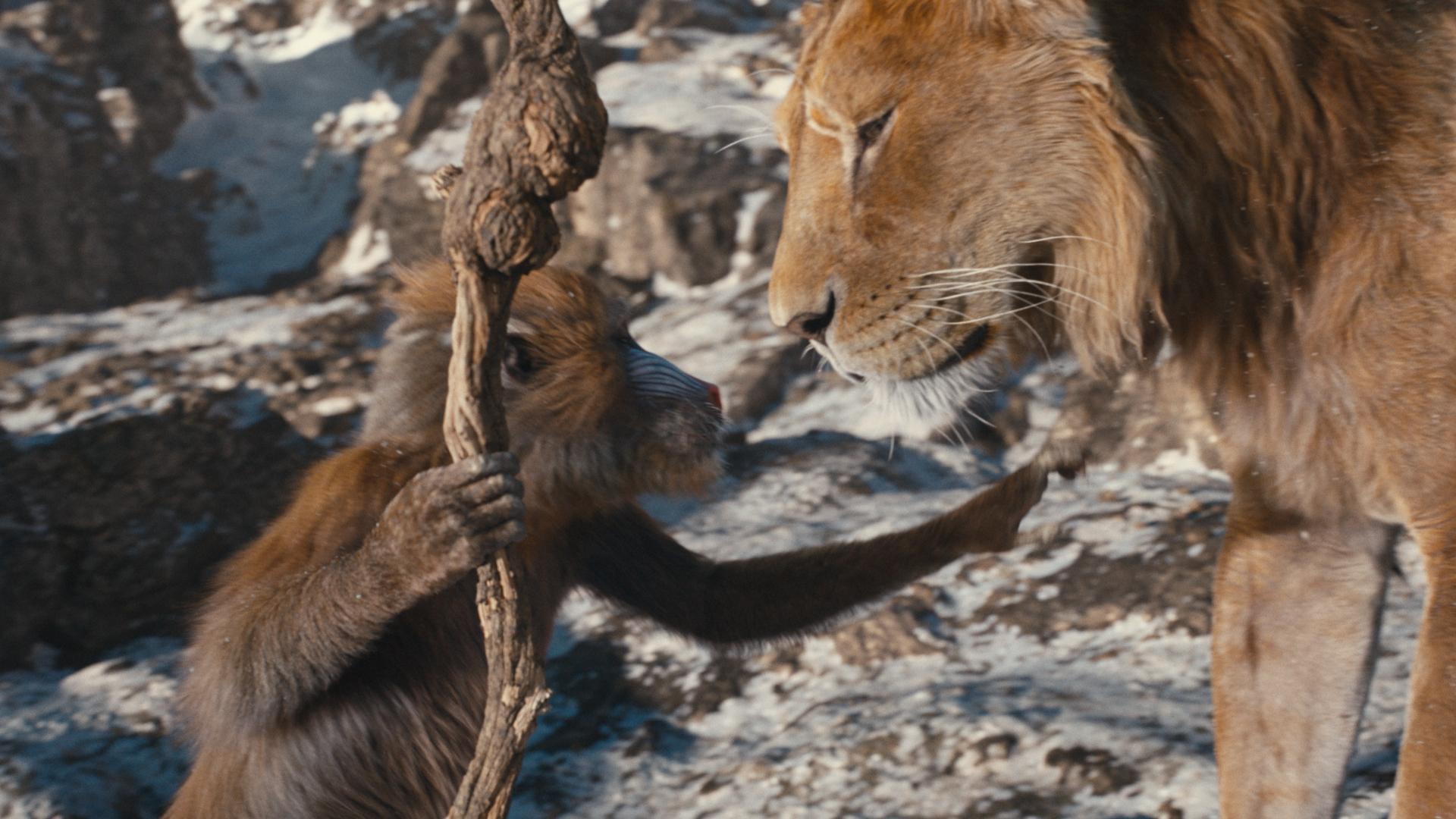 Kagiso Lediga and Aaron Pierre in Mufasa: The Lion King (2024)