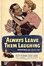 Milton Berle, Bert Lahr, Virginia Mayo, and Ruth Roman in Always Leave Them Laughing (1949)