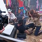 Scarlett Johansson, Sam Hargrave, Heidi Moneymaker, and Umar Khan in Captain America: Civil War (2016)