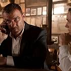 Liev Schreiber and Kerry Condon in The Transfer Agent (2019)