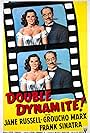 Groucho Marx, Jane Russell, and Frank Sinatra in Double Dynamite (1951)