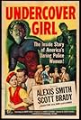 Edmon Ryan, Scott Brady, Richard Egan, Gerald Mohr, and Alexis Smith in Undercover Girl (1950)