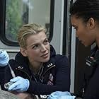 Annie Ilonzeh and Kara Killmer in Chicago Fire (2012)