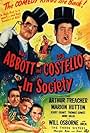 Bud Abbott, Lou Costello, Ann Gillis, Kirby Grant, Marion Hutton, and Arthur Treacher in In Society (1944)