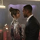 Lucien Laviscount and Lily Collins in Emily in Paris (2020)
