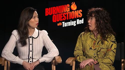 Rosalie Chiang and Sandra Oh, stars of Disney and Pixar's 'Turning Red,' reveal all about their favorite boy bands and girl bands, 2002 fashion trends, an inspiring Dunder Mifflin employee, and fun facts about red pandas.