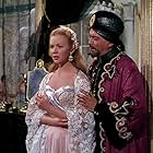 Piper Laurie and Edgar Barrier in The Golden Blade (1953)