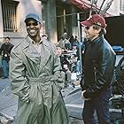Denzel Washington and Jerry Bruckheimer in Deja Vu (2006)