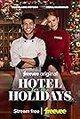 Mena Massoud and Madelaine Petsch in Hotel for the Holidays (2022)