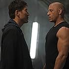 Vin Diesel and Sung Kang in F9: The Fast Saga (2021)