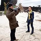 James McAvoy and Matthew Vaughn in X-Men: First Class (2011)