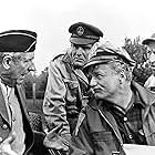 Brian Keith, Paul Ford, Guy Raymond, and Richard Schaal in The Russians Are Coming the Russians Are Coming (1966)