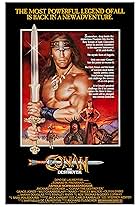 Arnold Schwarzenegger, Grace Jones, Wilt Chamberlain, and Sarah Douglas in Conan the Destroyer (1984)