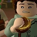 Elijah Wood and Yuri Lowenthal in Lego the Lord of the Rings (2012)