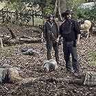 Angus Sampson, Matt Mangum, and Jason Kirkpatrick in The Walking Dead (2010)