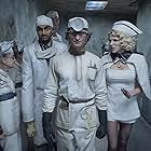 Neil Patrick Harris, John DeSantis, Lucy Punch, Jacqueline Robbins, Joyce Robbins, and Usman Ally in A Series of Unfortunate Events (2017)