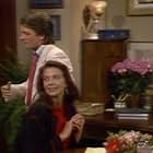 Michael J. Fox and Justine Bateman in Family Ties (1982)