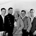Robert Young, Stuart Erwin, Betty Furness, Russell Hardie, and William Tannen in The Band Plays On (1934)